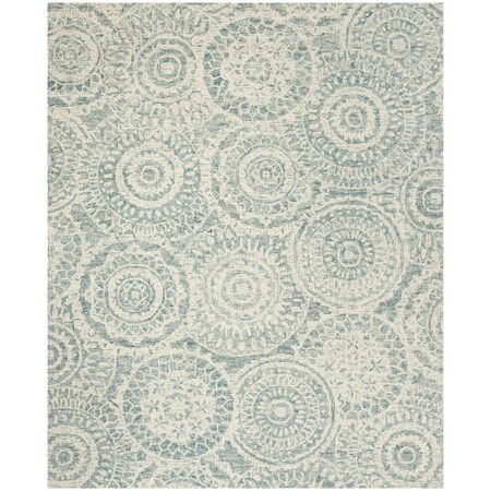 Safavieh 6 x 9 ft. Abstract Hand Tufted Area Rug Ivory & Grey ABT205B-6